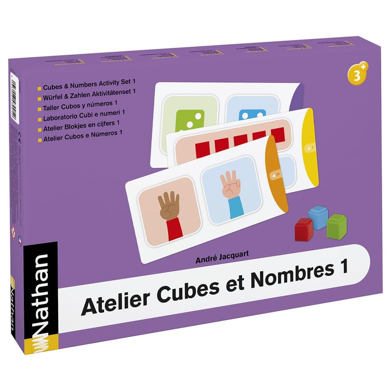 Atelier cubes et nombres 1 pour 2 enfants book