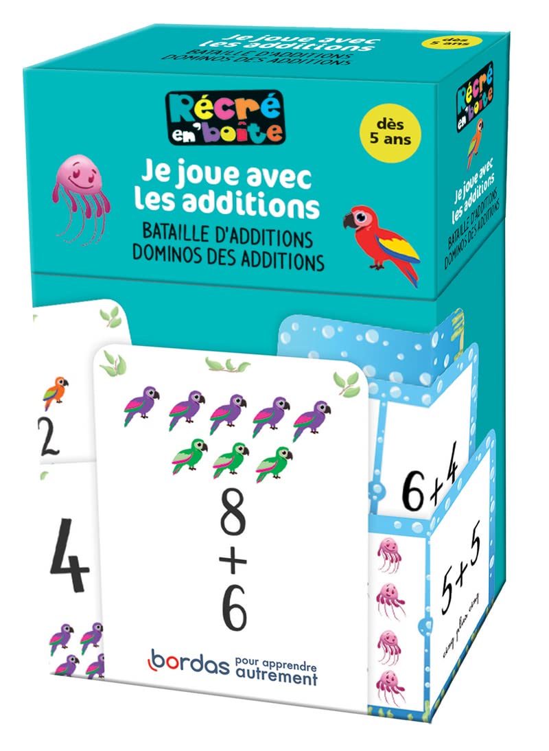 Récré en Boîte - Je joue avec les additions - dès 5 ans: Jeu de cartes book
