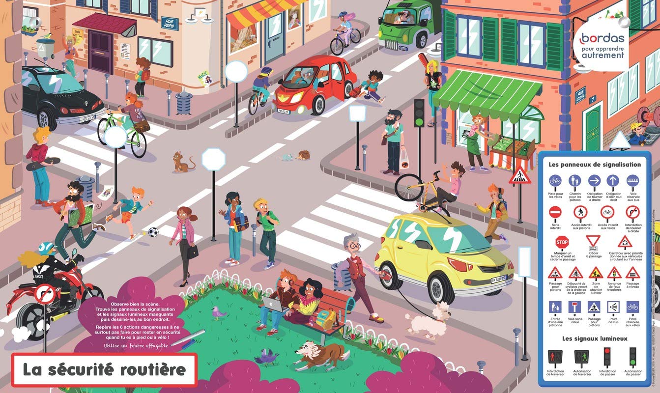 Les Posters effaçables - La Sécurité routière (ancienne édition) book