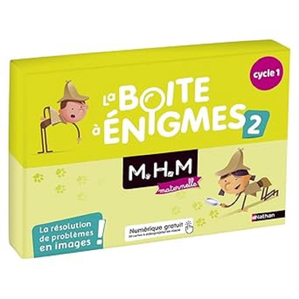 MHM - Cycle 1 - La boite à énigmes n°2: MHM maternelle Study Guides
