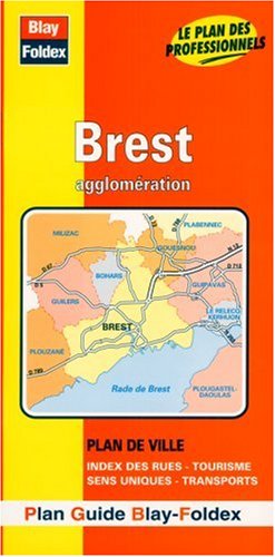 Plan de ville : Brest (avec un index) Maps & Plans