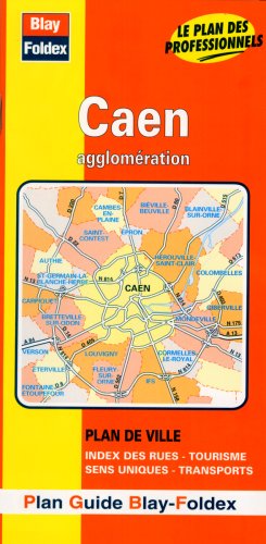 Plan de ville : Caen (avec un index) Maps & Plans