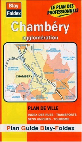 Plan de ville : Chambéry (avec un index) Maps & Plans