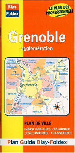 Plan de ville : Grenoble (avec un index) Maps & Plans