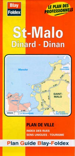 Plan de ville : St-Malo - Dinard (avec un index) - Epuisé Maps & Plans