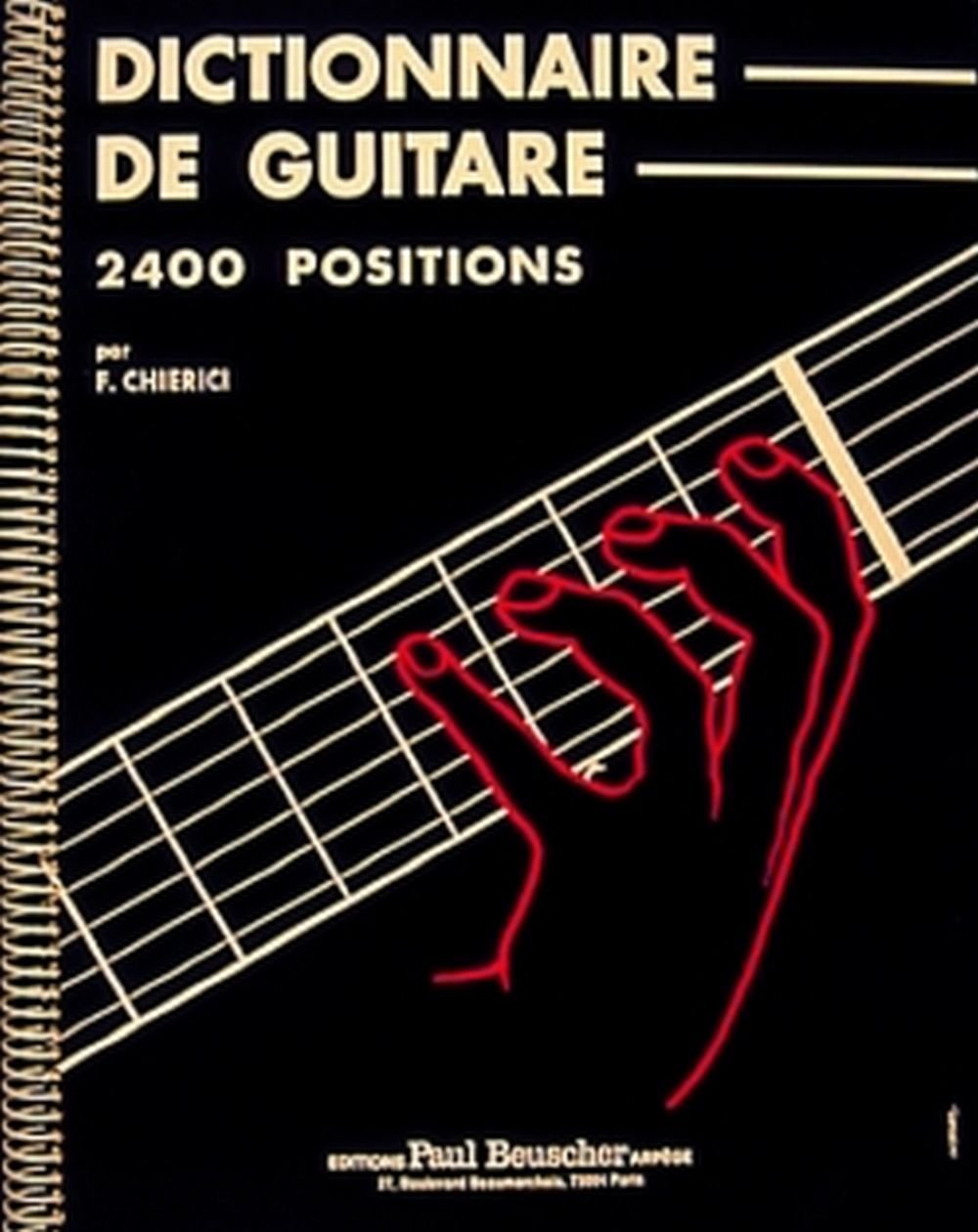 DICTIONNAIRE DE LA GUITARE --- GUITARE Sheet Music