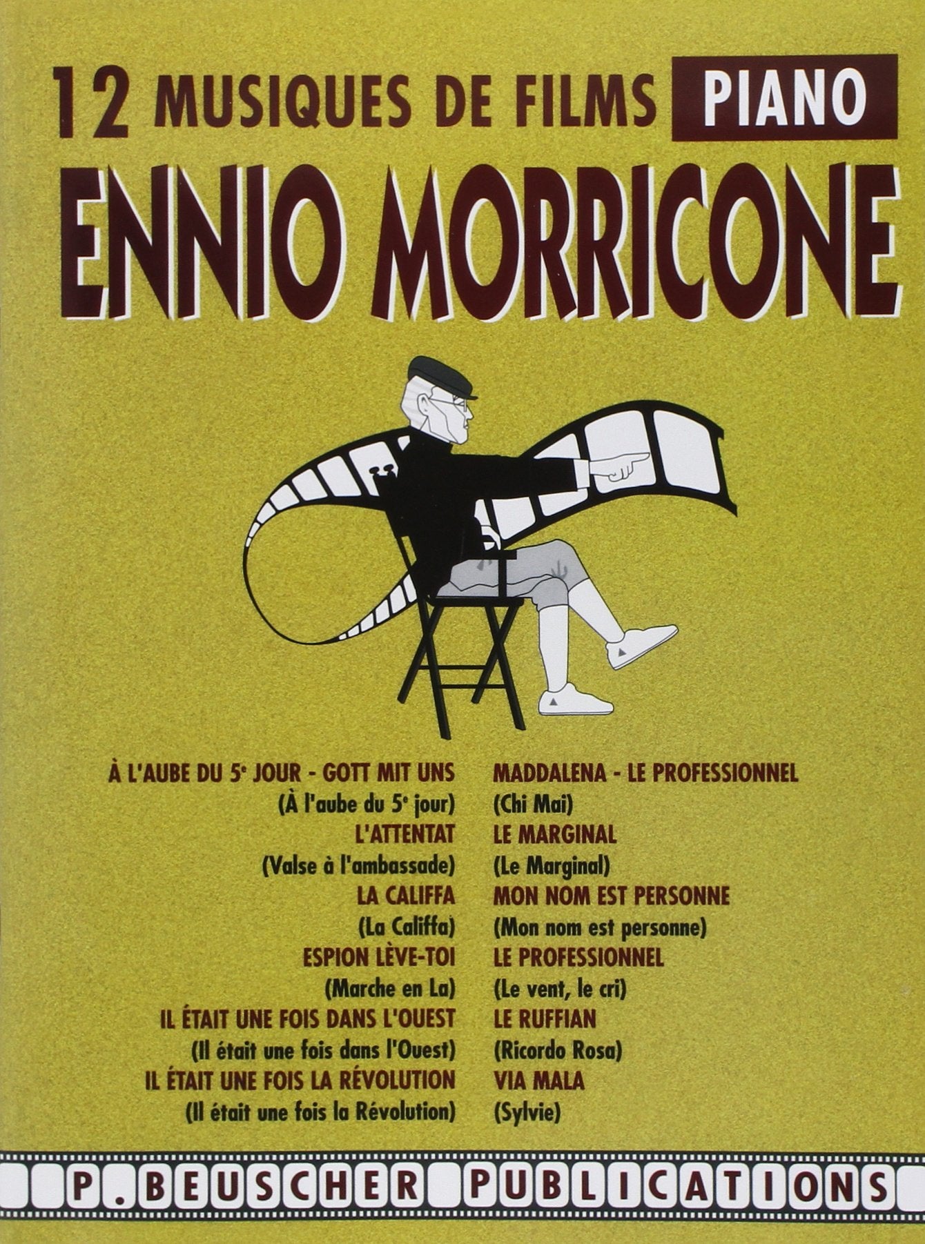 MUSIQUE DE FILMS --- CHANT, GUITARE OU PIANO Sheet Music