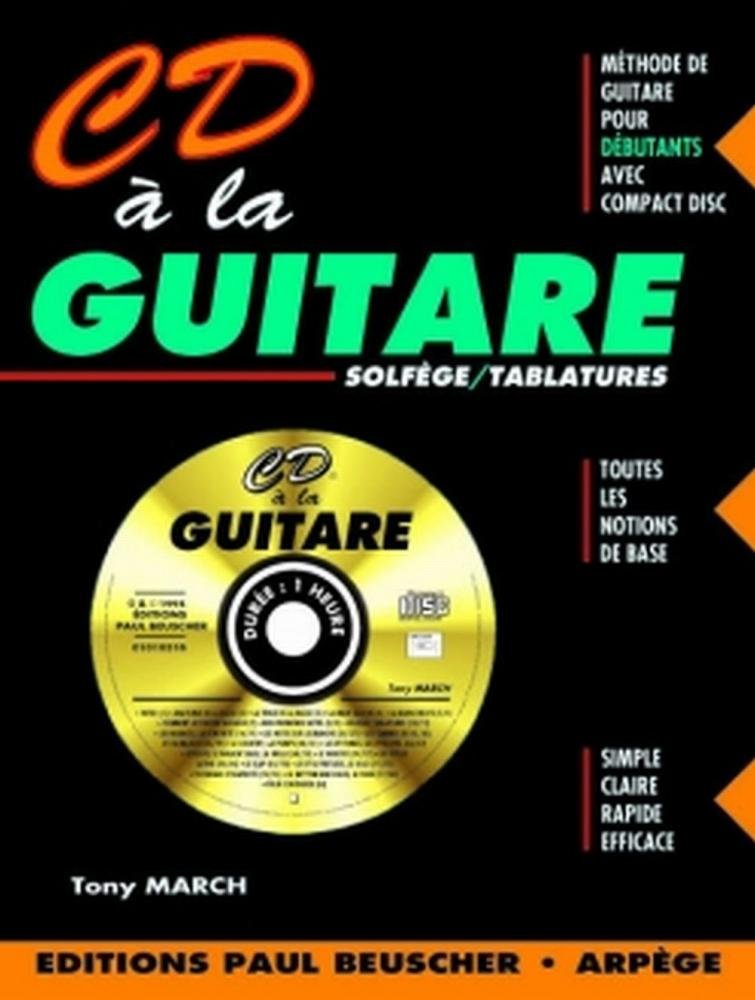Partition : CD a la guitare Tony March book