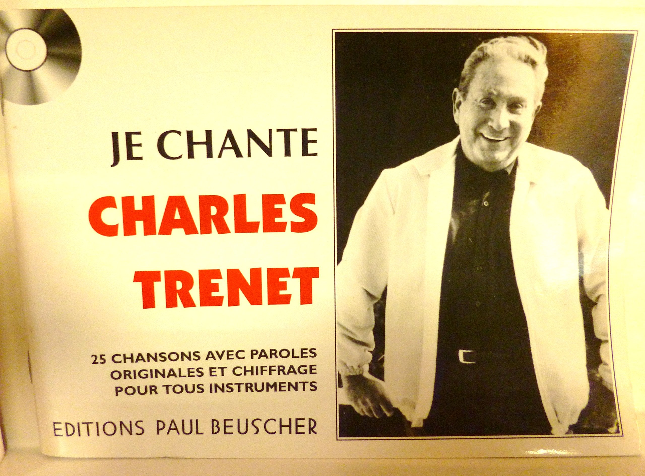 Partition : Je chante Trenet book