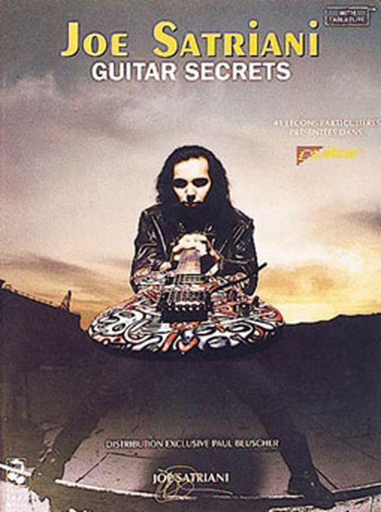 Partition : Satriani guitar secrets edit. francaise tab book