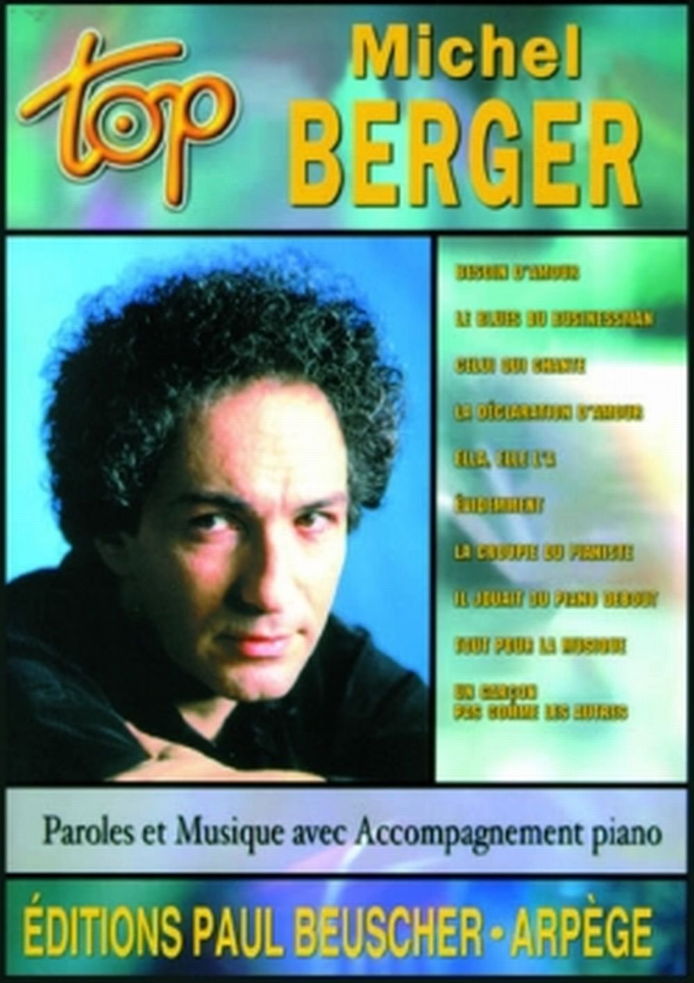 TOP BERGER --- CHANT, GUITARE OU PIANO Sheet Music