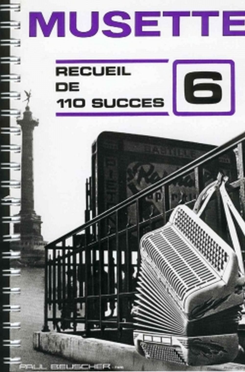 Partition : 110 succes musette n°6 accordeon Books