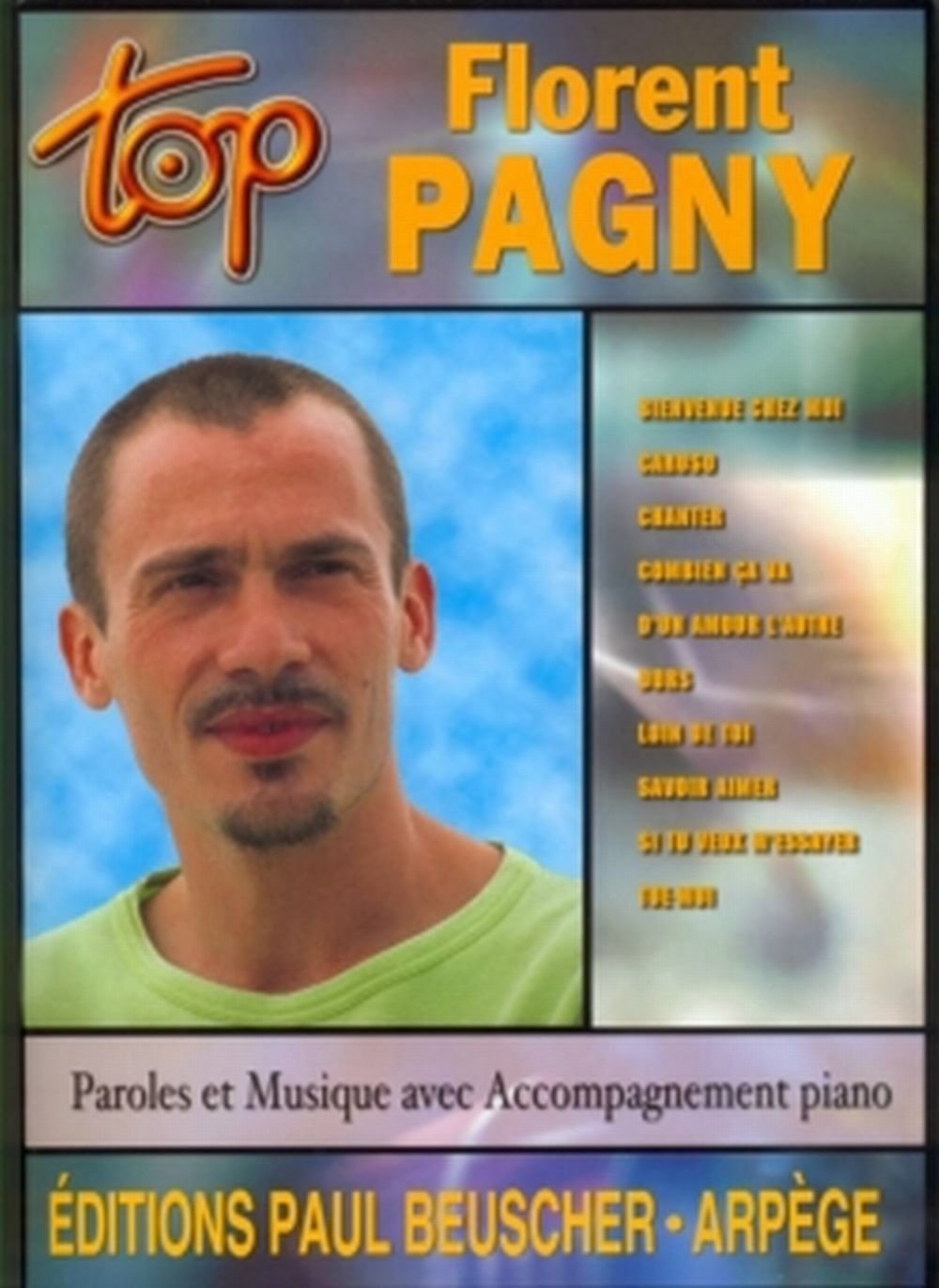 TOP PAGNY --- CHANT, GUITARE OU PIANO Books