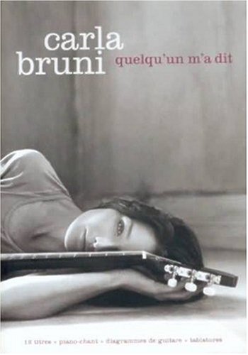Partition : Carla Bruni, quelqu'un m'a dit p/v/g book
