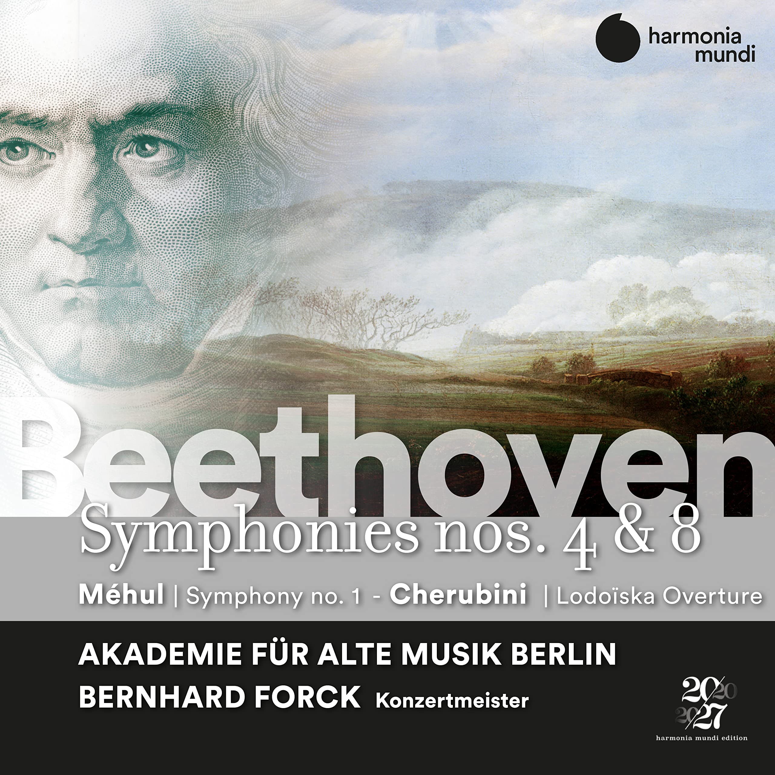 Beethoven: Symphonies Nos. 4 & 8-Méhul: Symphony No. 1-Cherubini: Lodoïska Overture cd