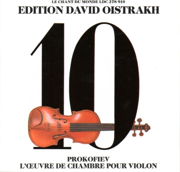 Edition David Oistrakh 10 / Prokofiev : oeuvre de chambre pour violon cd
