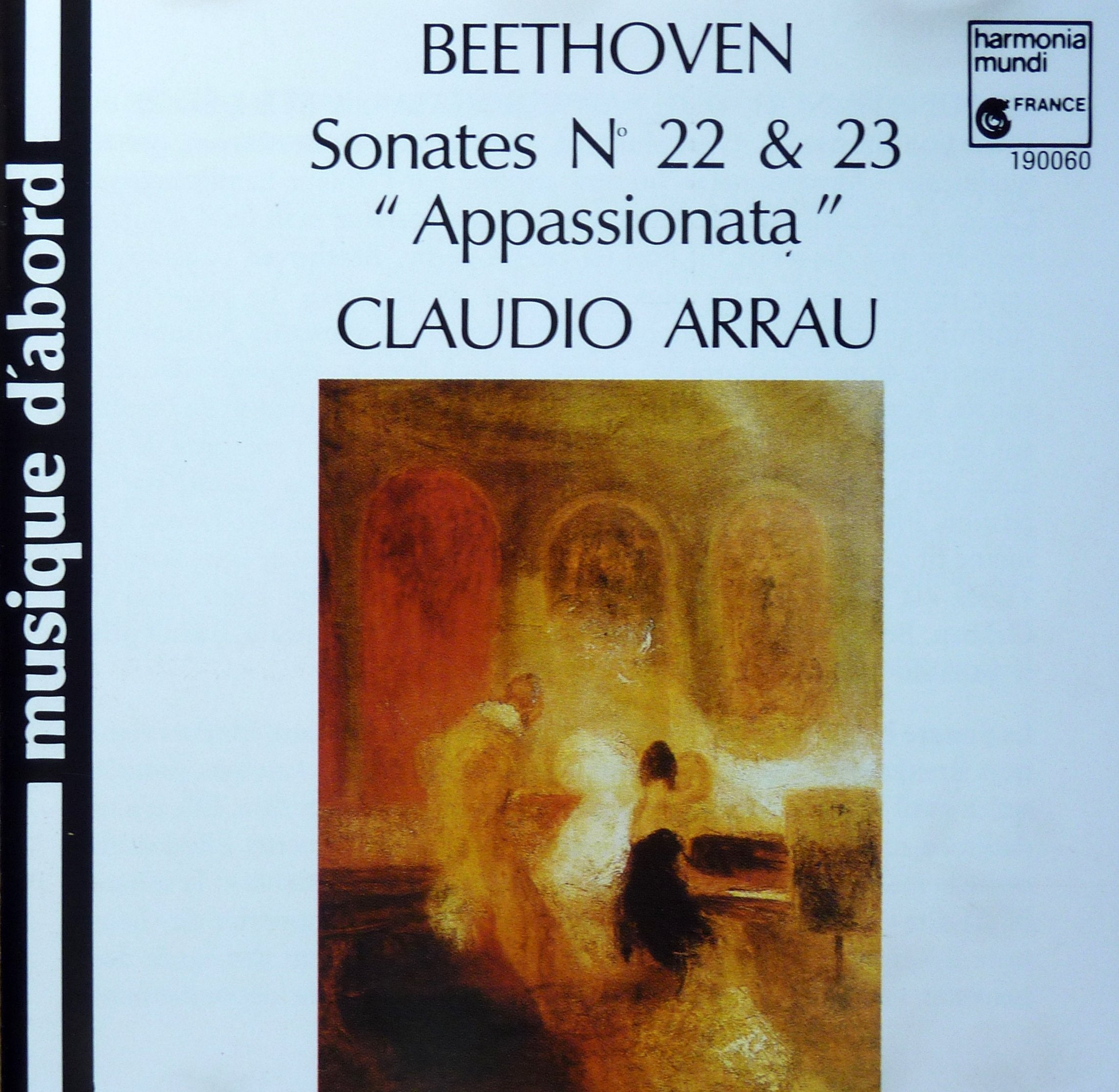 BEETHOVEN PIANO SONATAS NOS. 22 & 23 -ARRAU - EMI 1960 RECORDINGS Music