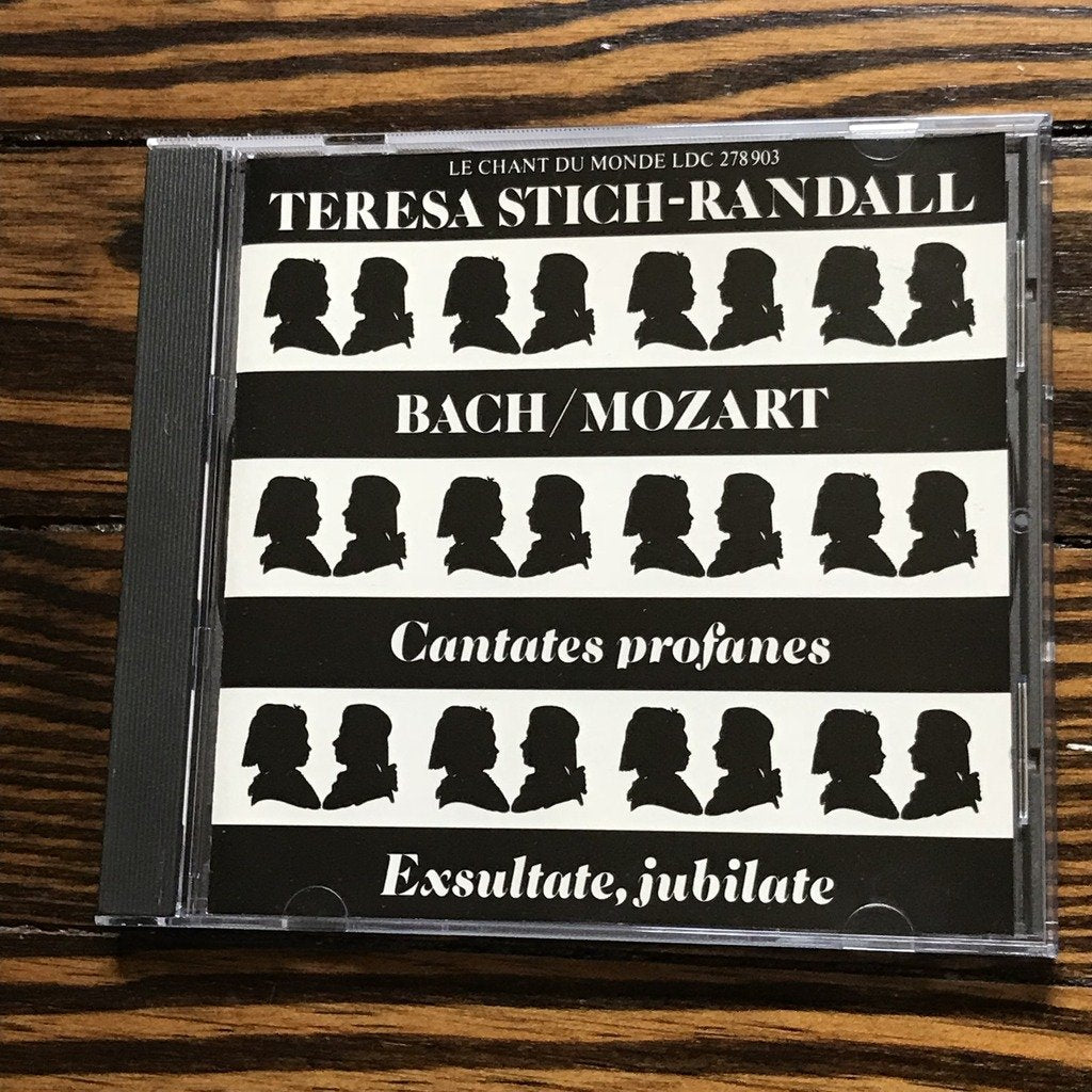 Teresa Stich-Randall sings Bach Solo Secular Cantatas & Mozart Exsultate Jubilate (Import CD, RARE) cd