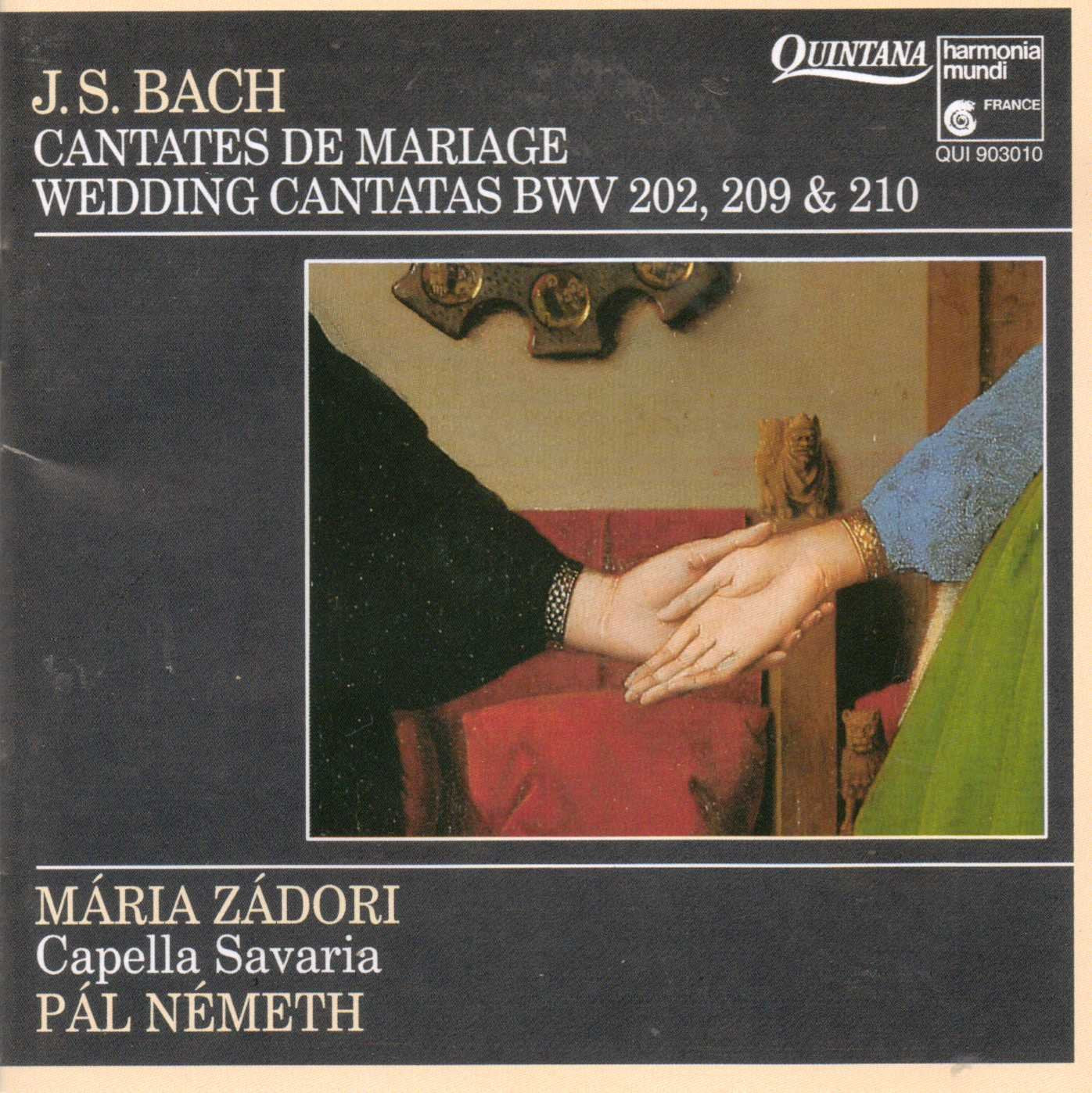 Bach:Wedding Cantatas BMV.202,209 &210 Music