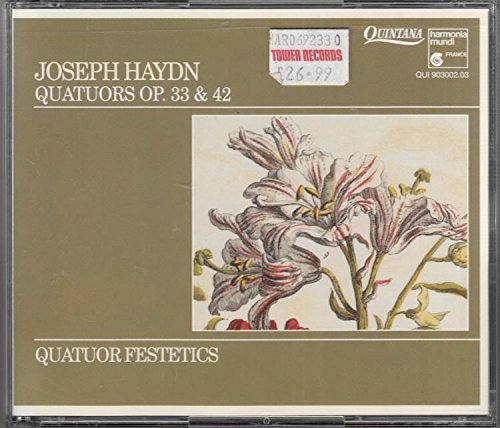 Joseph Haydn. Quatuors 33 & 42 (cuartetos cuerda) Music