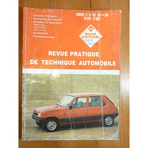 Ré-édition - R5 TL GTL 1980 Revue Technique Renault book