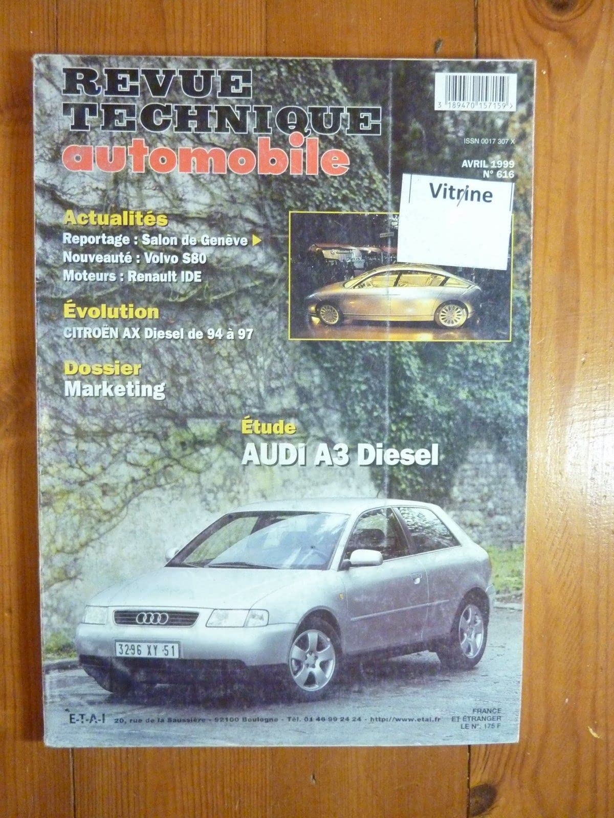 Rta-revue Techniques Automobiles - A3 Die Revue Technique Audi Etat - Bon Etat Occasion book