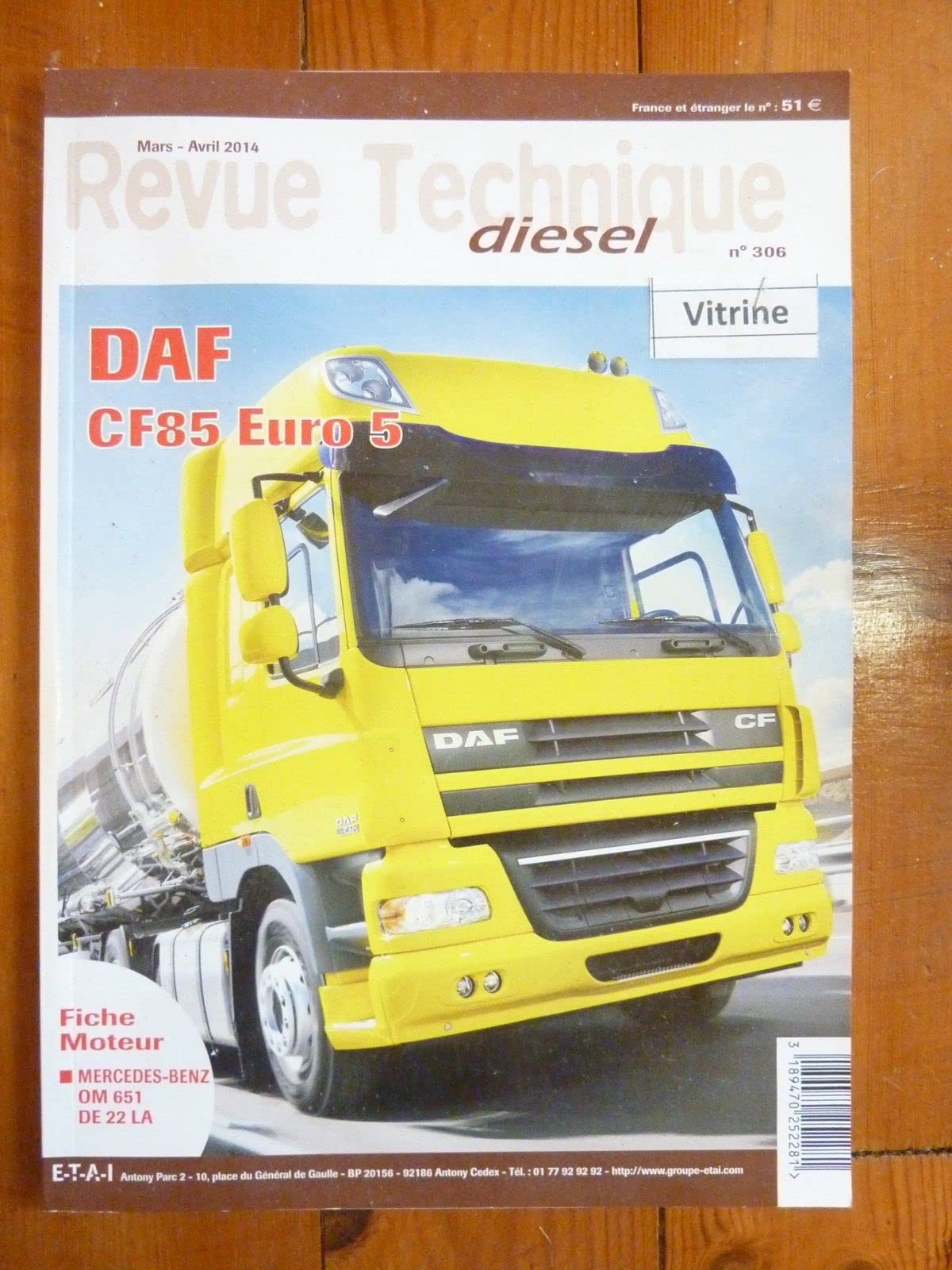 Rtd-diesel - CF85 Revue Technique PL DAF Etat - Bon Etat Occasion book
