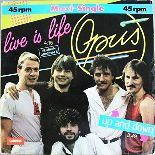 Product Image: Live is life (1984) / Vinyl Maxi Single