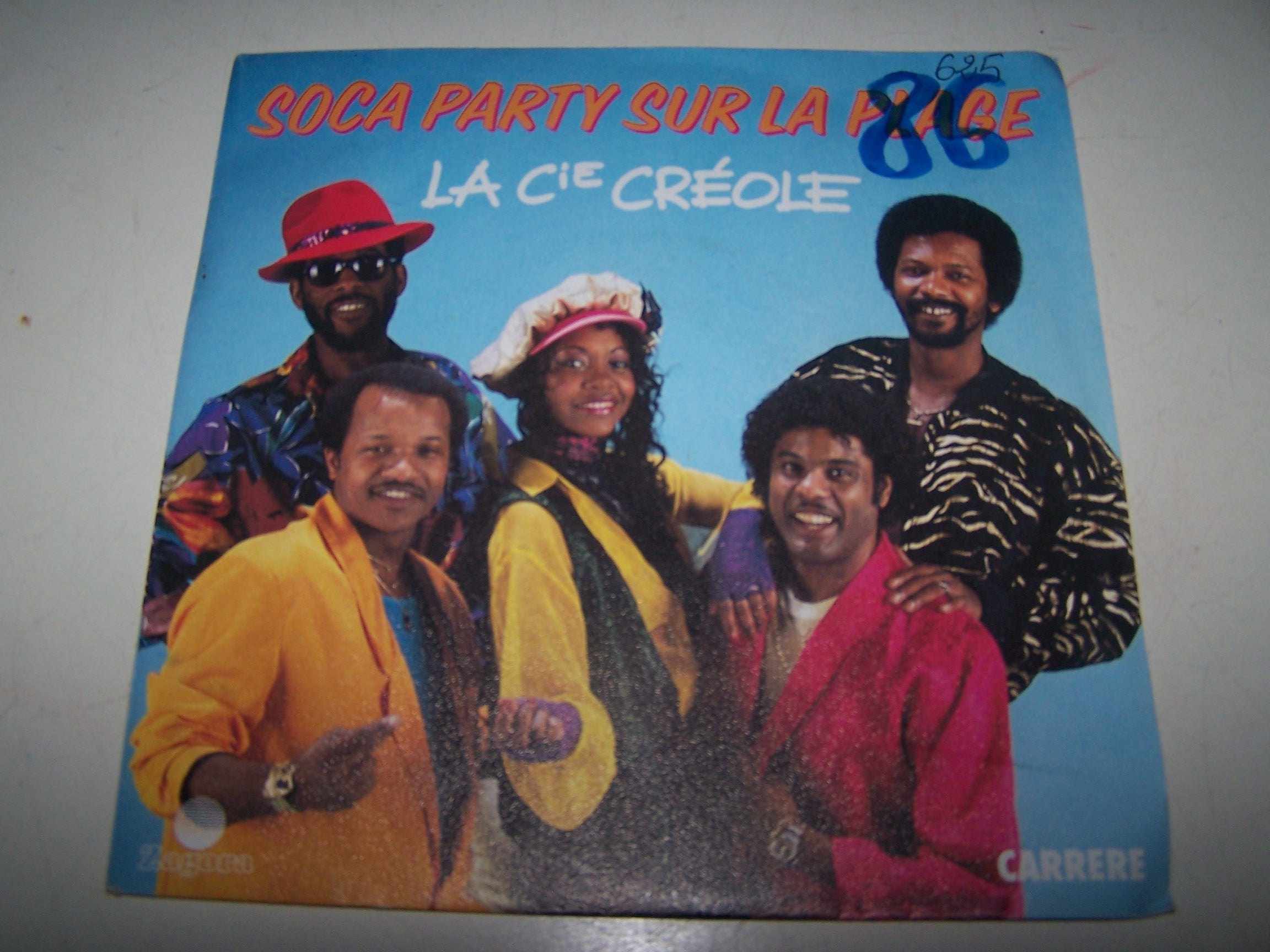 Soca party sur la plage - 45 tours - 7" cd