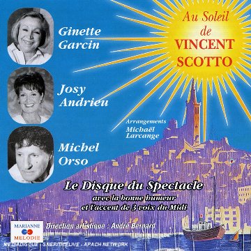 Au Soleil de Vincent Scotto cd