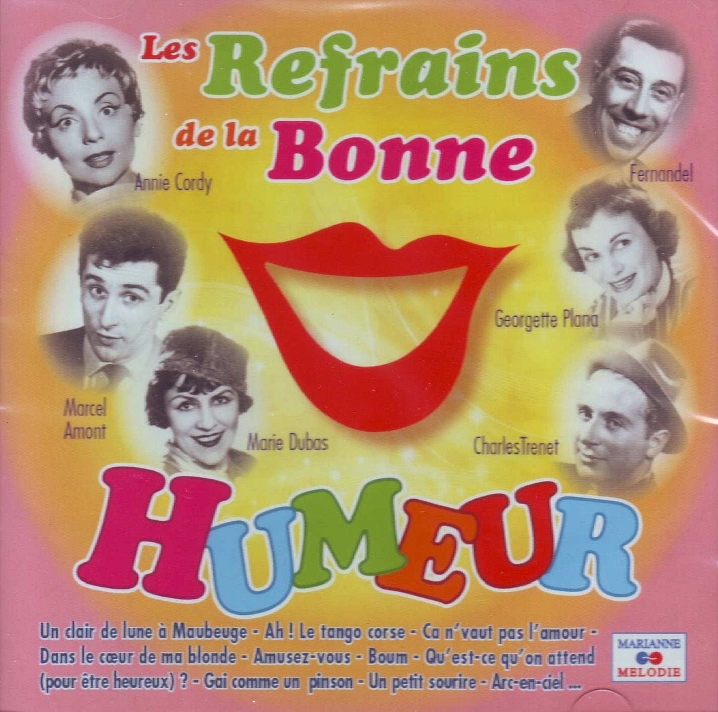 LES REFRAINS DE LA BONNE HUMEUR cd