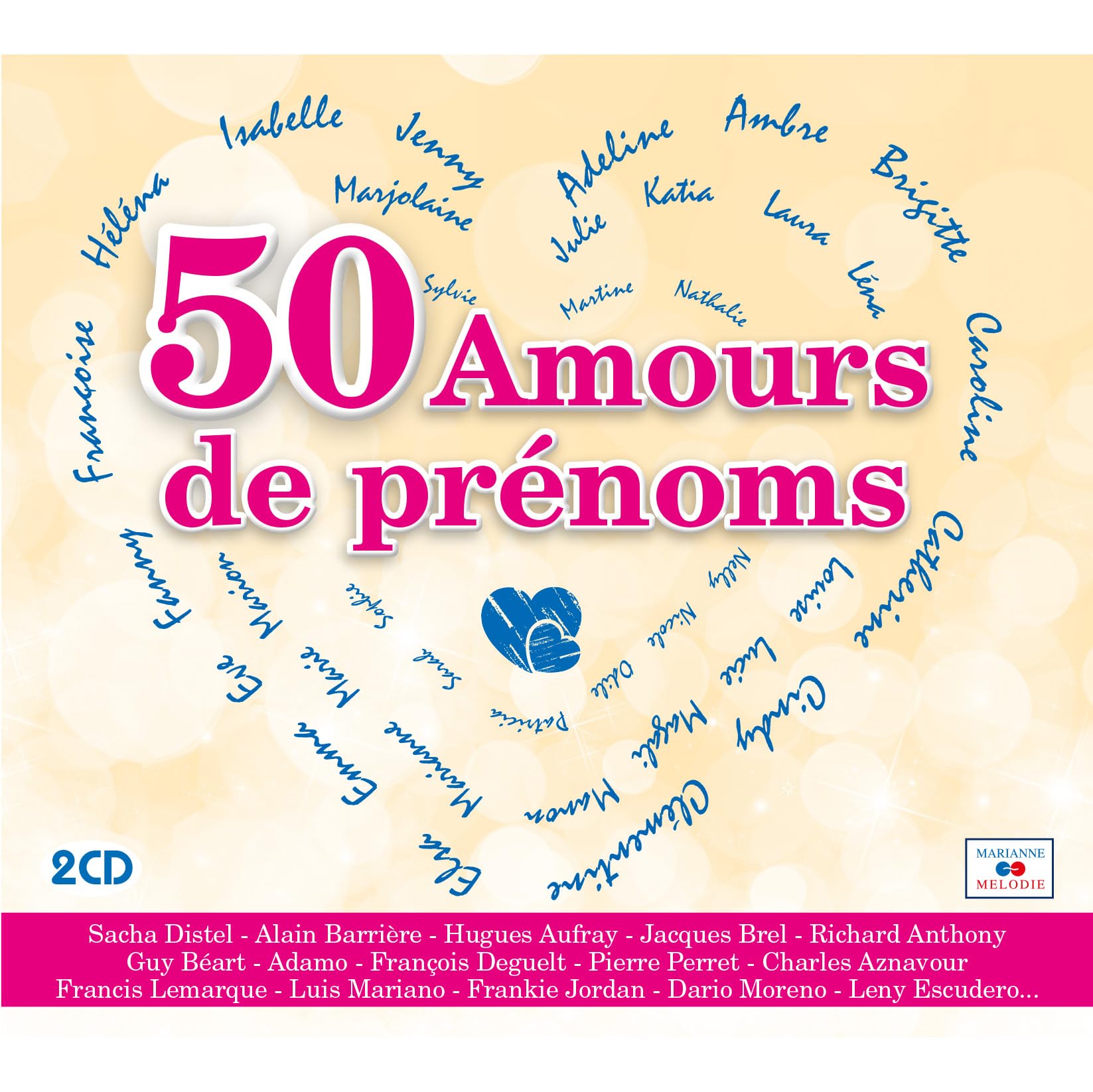 50 Amours de Prénoms cd