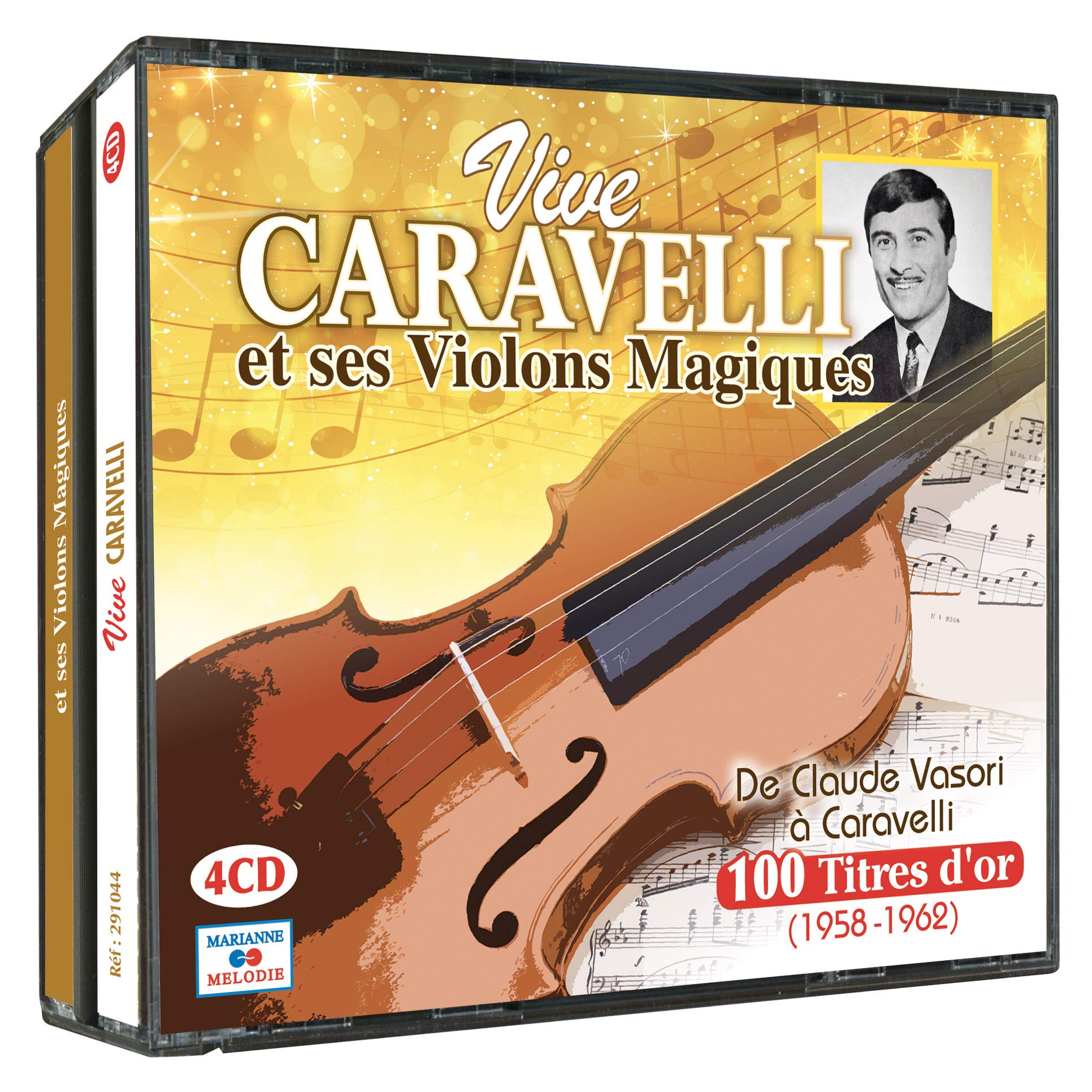 Vive Caravelli et Ses violons magiques-100 titres d'or (1958-1962) cd