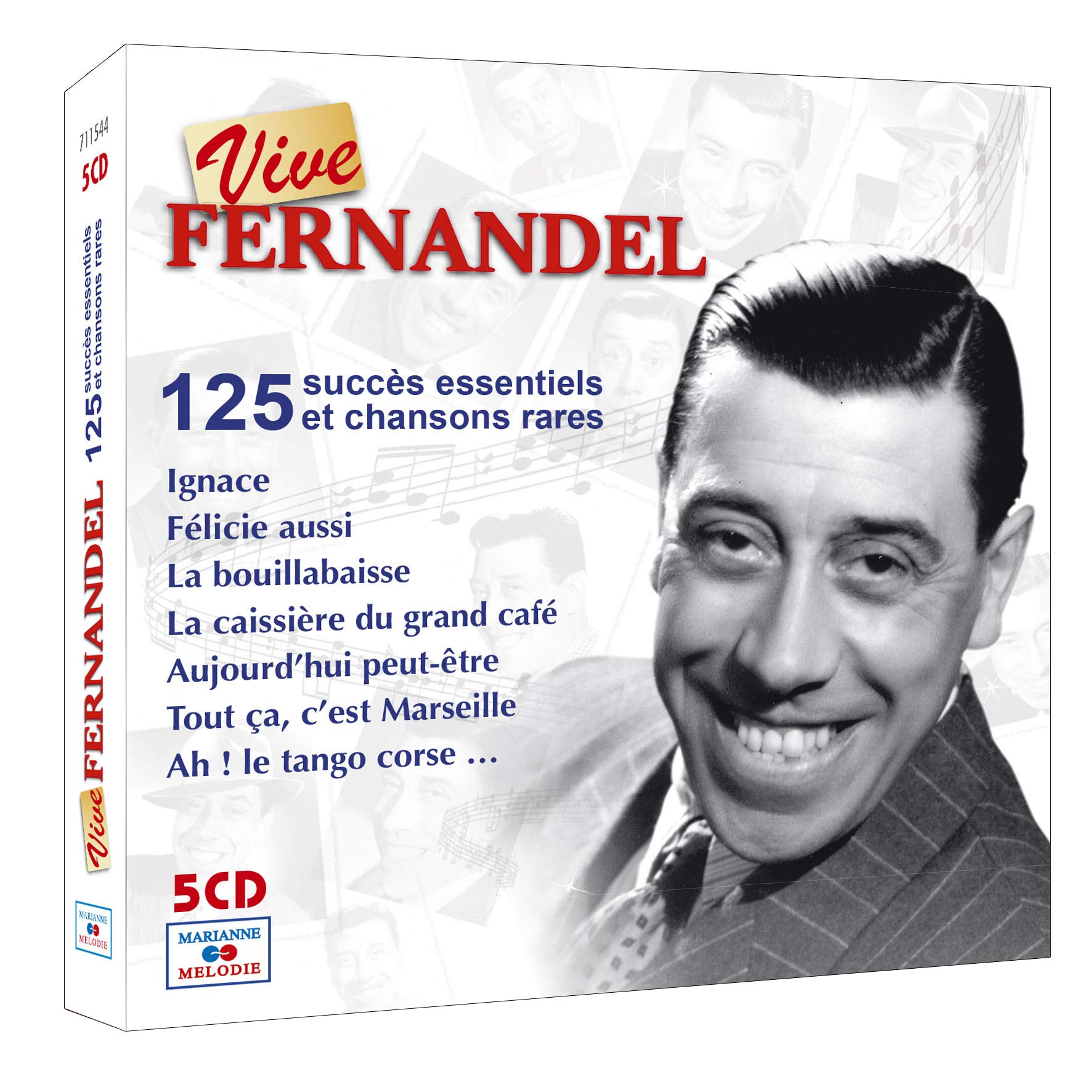 Vive Fernandel-125 Succes Essentiels et Chansons Rares cd