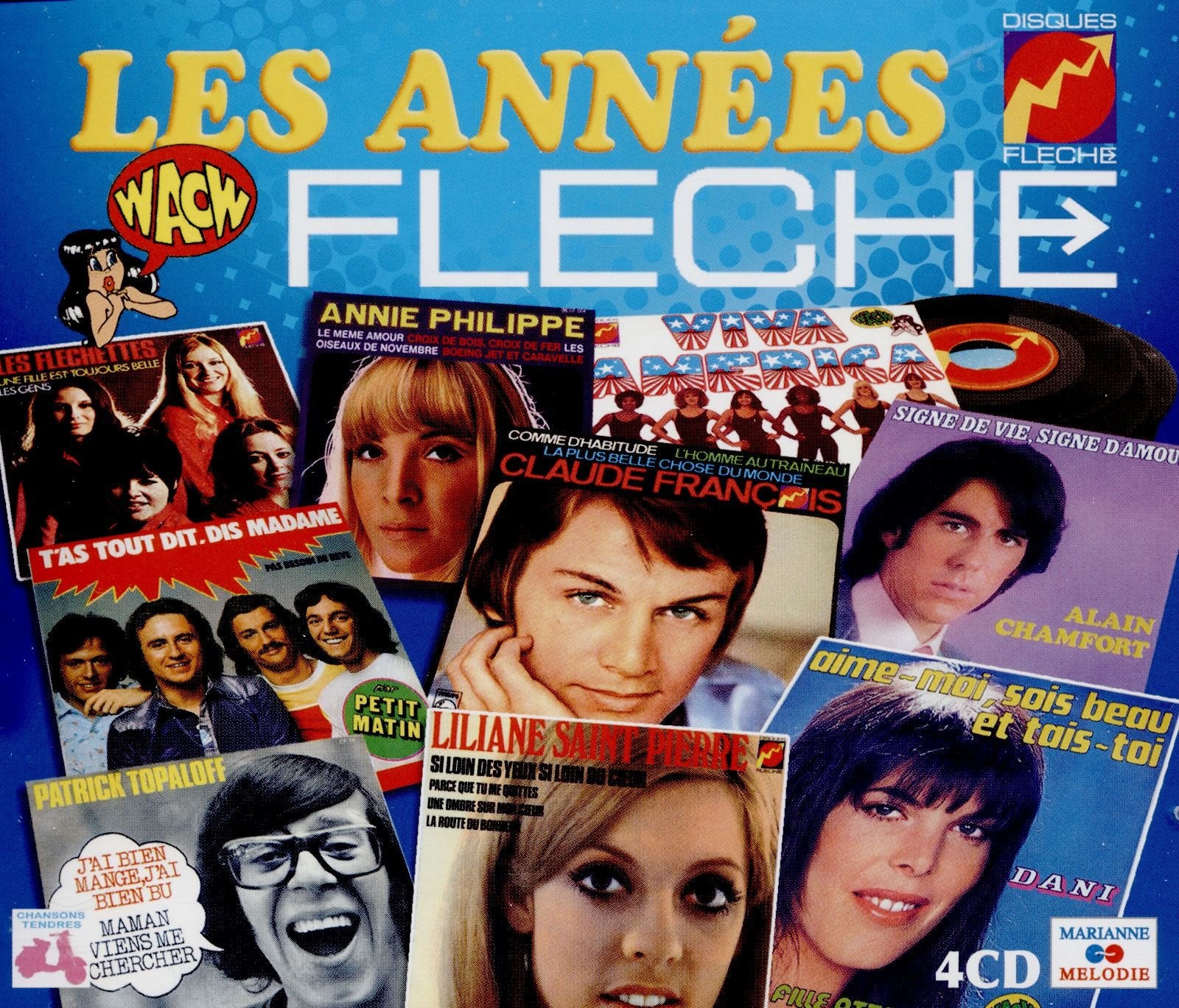 Claude François/Dani/Alain Chamfort/les Clodettes/… cd