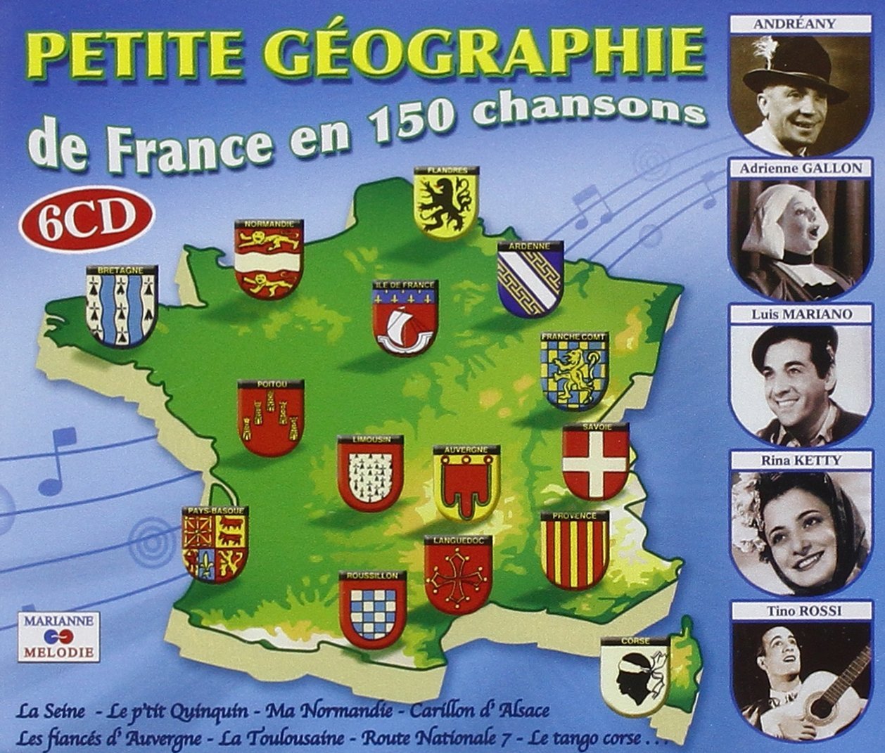Petite Géographie : De France en 150 Chansons cd