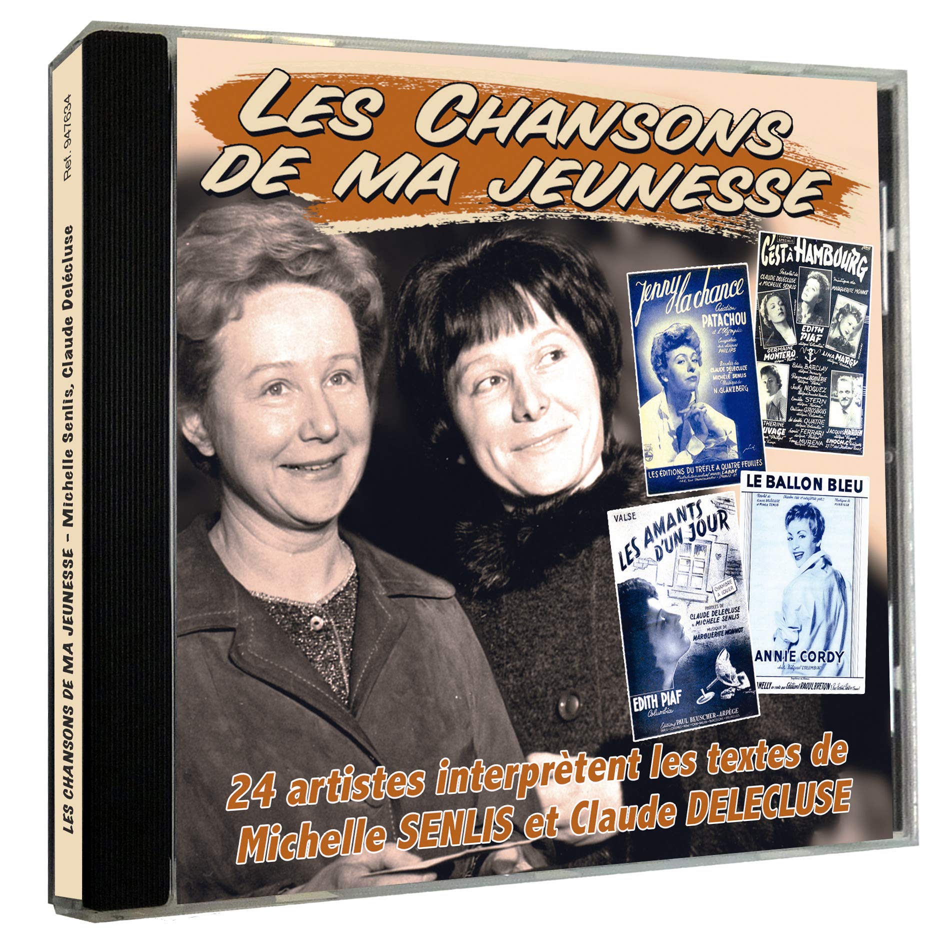 24 Artistes interprètent Les textes de Michelle Senlis et Claude Delecluse cd