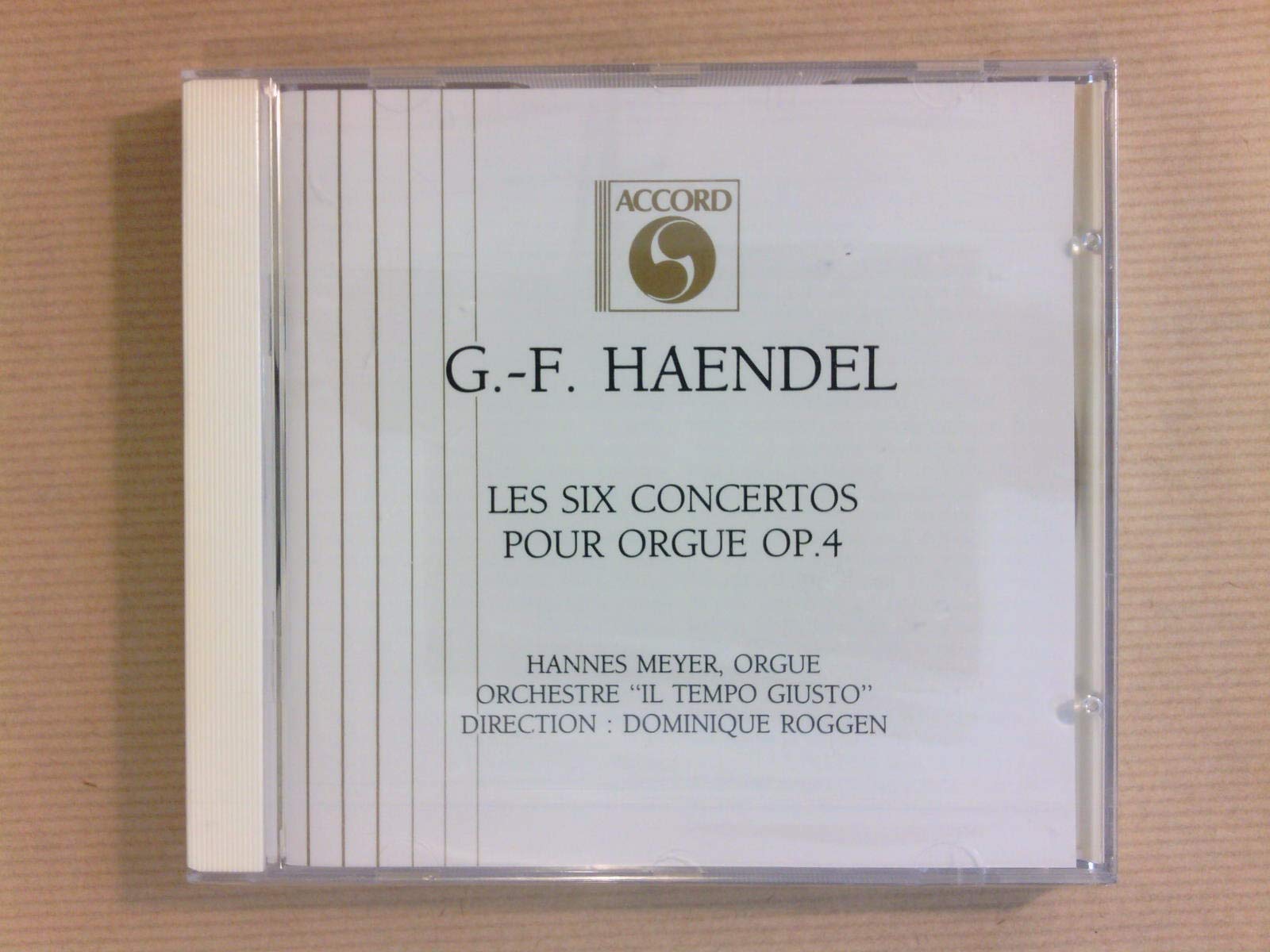 Les Six Concertos Pour Orgue Op. 4 Classical