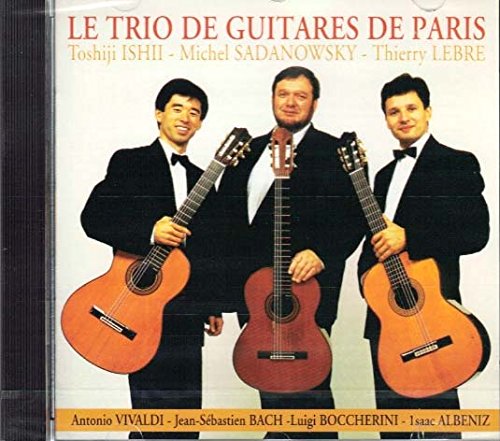 Le Trio De Guitares De Paris (Vivaldi, Boccherini, Albeniz et Bach) cd