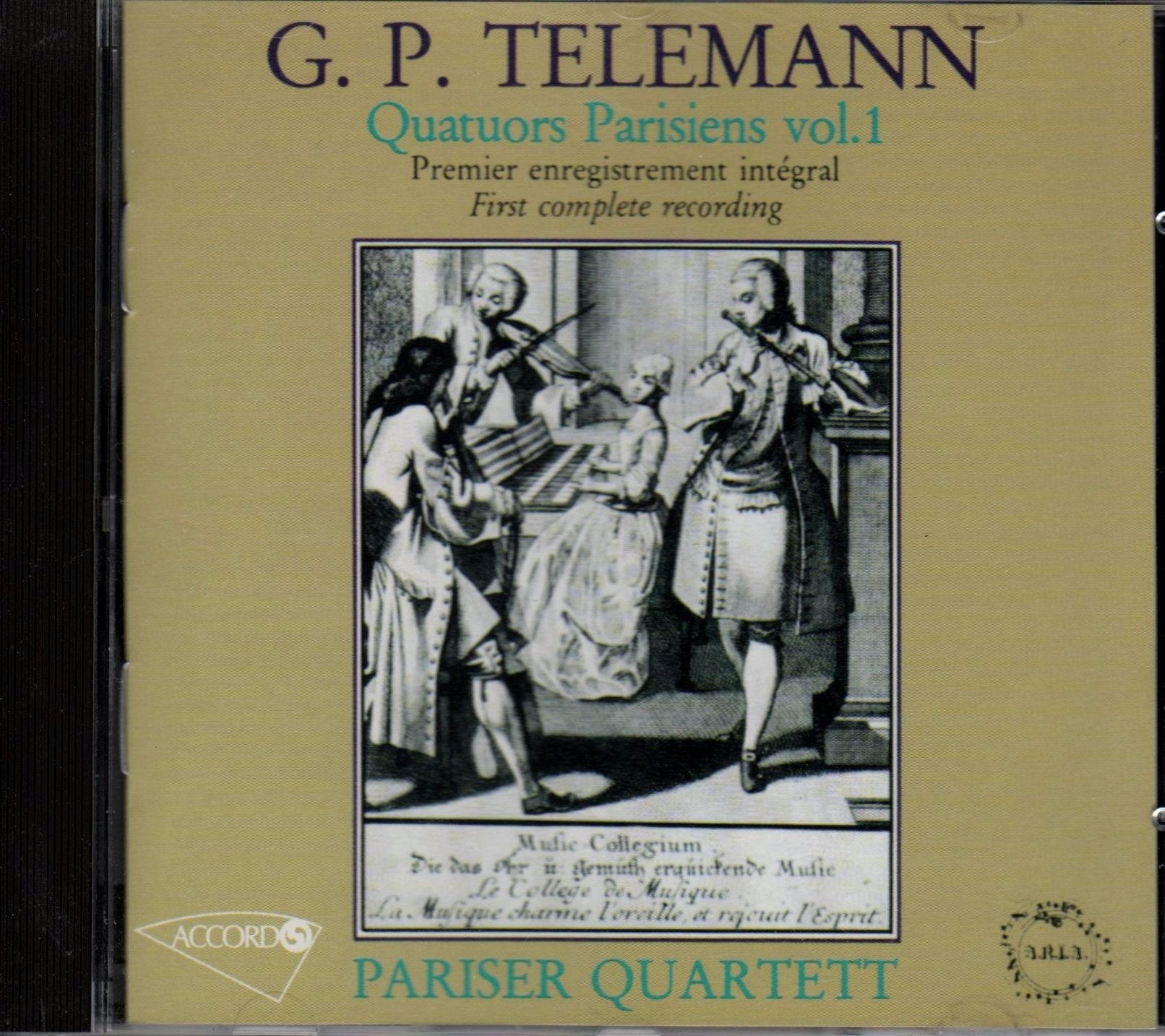 Integrale Des Quatuors Parisiens Vol.1 Classical