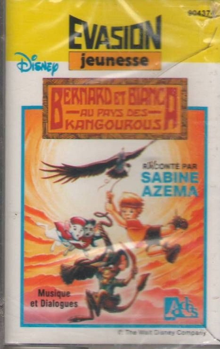 bernard et bianca au pays des kangourous raconte sabime azema - Cassette audio cd