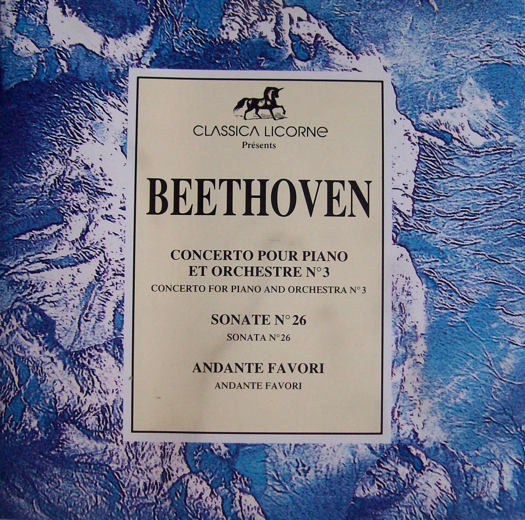 Concerto pour piano et orchestre no.3 cd