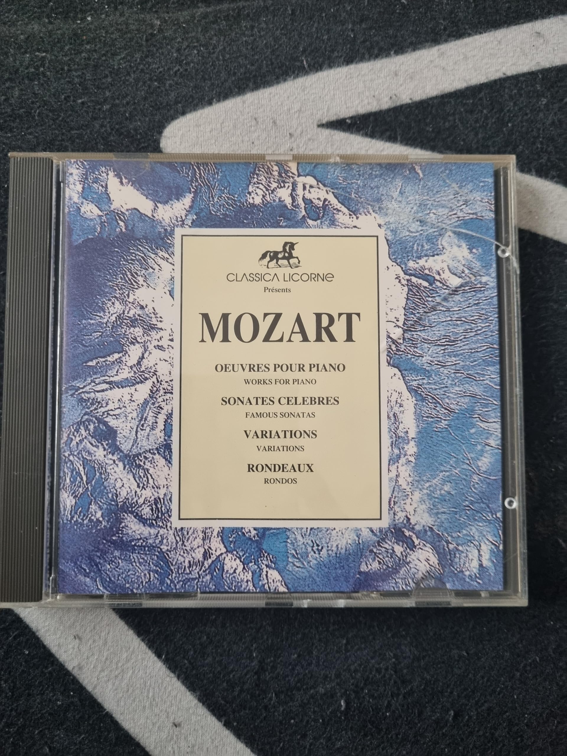 Mozart: Oeuvres pour Piano, Sonates Célèbres, Variations et Rondos, Collection Classique cd