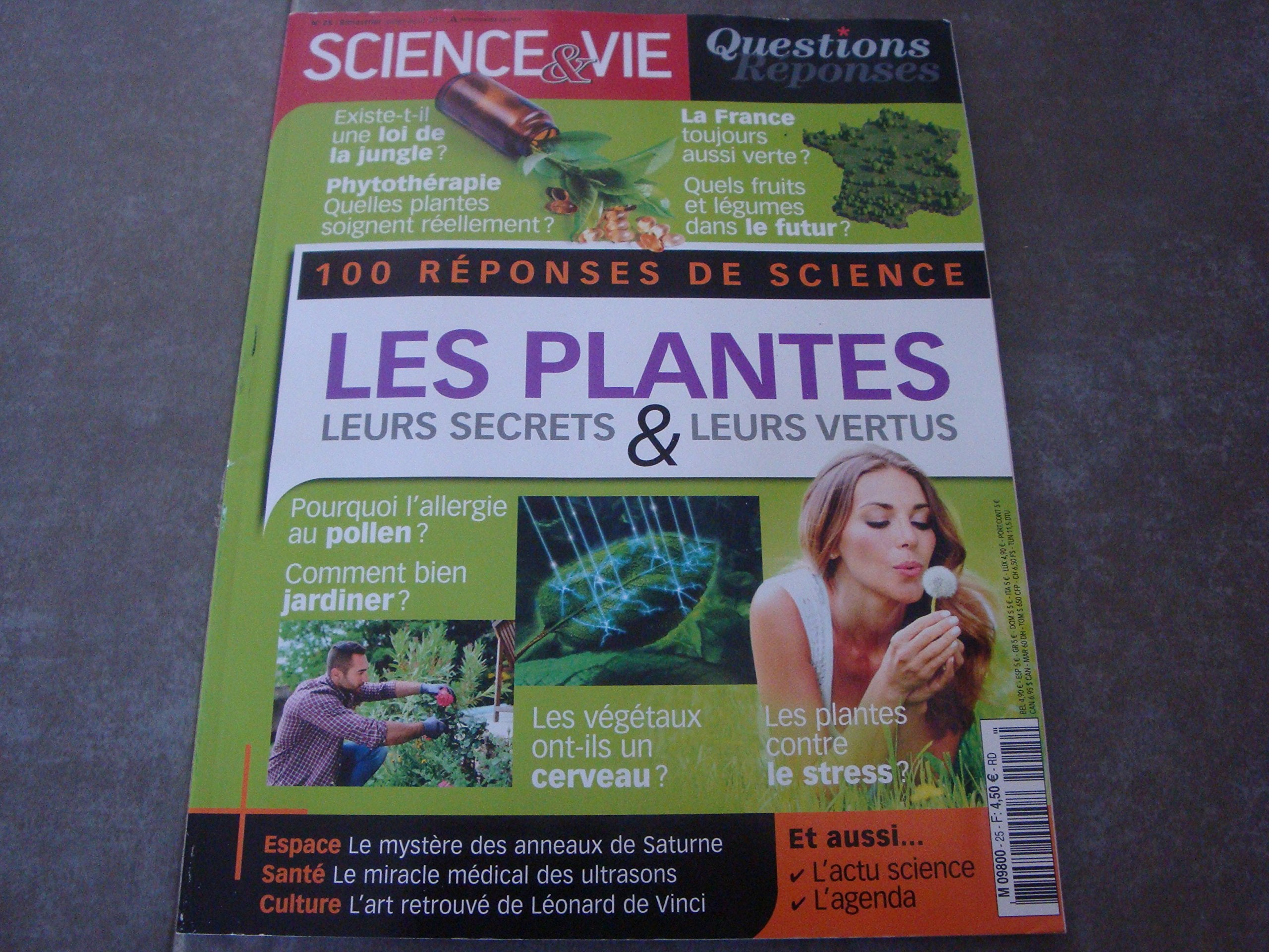 SCIENCE & VIE N°25 !! "LES PLANTES LEURS SECRETS & LEURS VERTUS" book