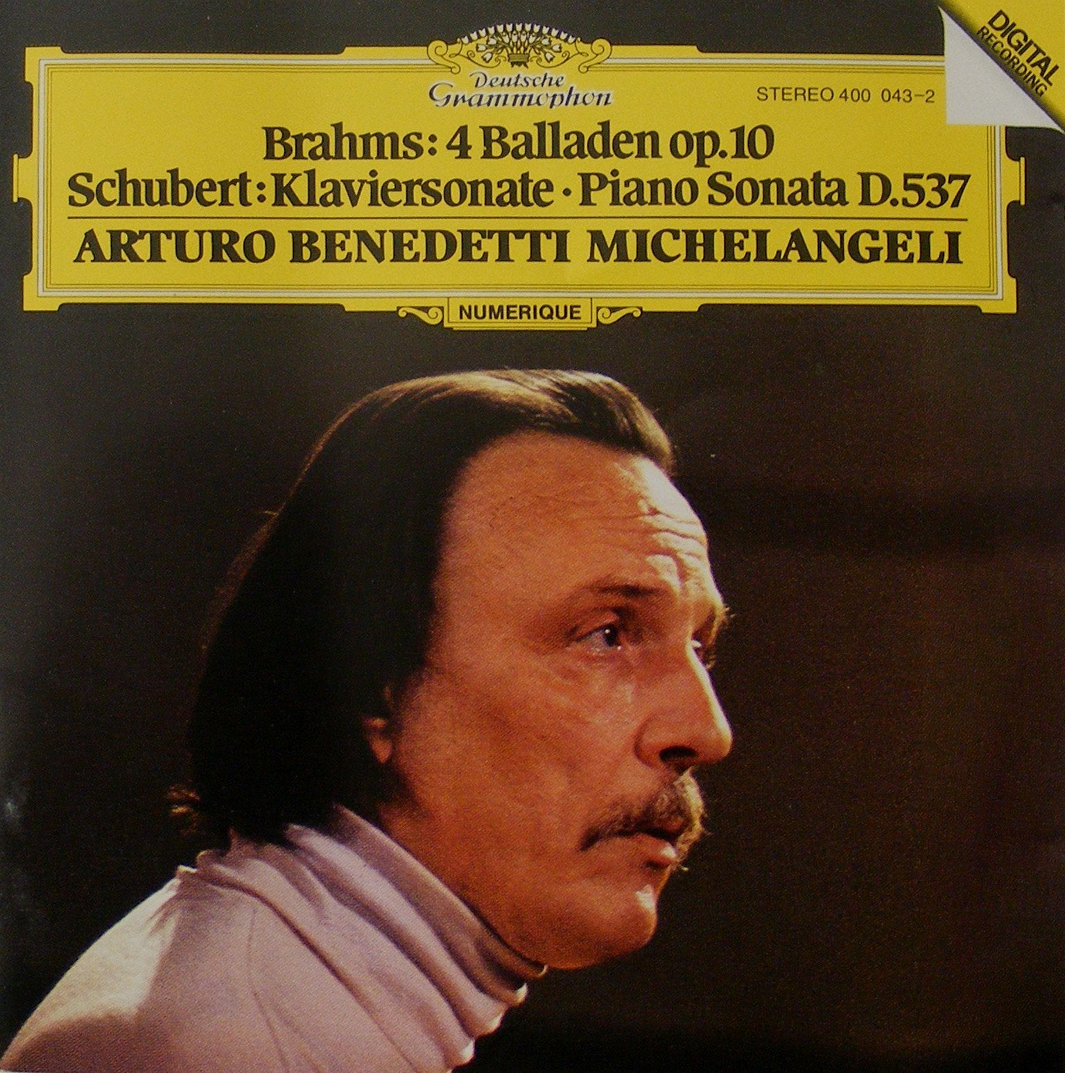 Brahms: 4 Balladen Op. 10; Schubert: Klaviersonate - Piano Sonata D.537 Music