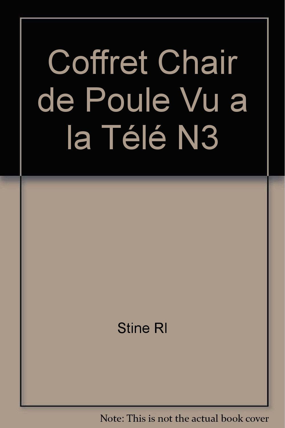 Coffret Chair de Poule Vu a la Télé N3 book