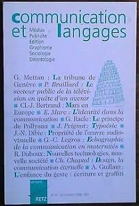 Commun et langage n97 072596 (Revues) Books