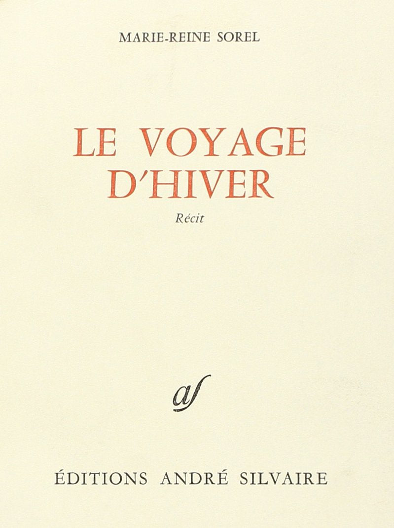 Le Voyage d'hiver book