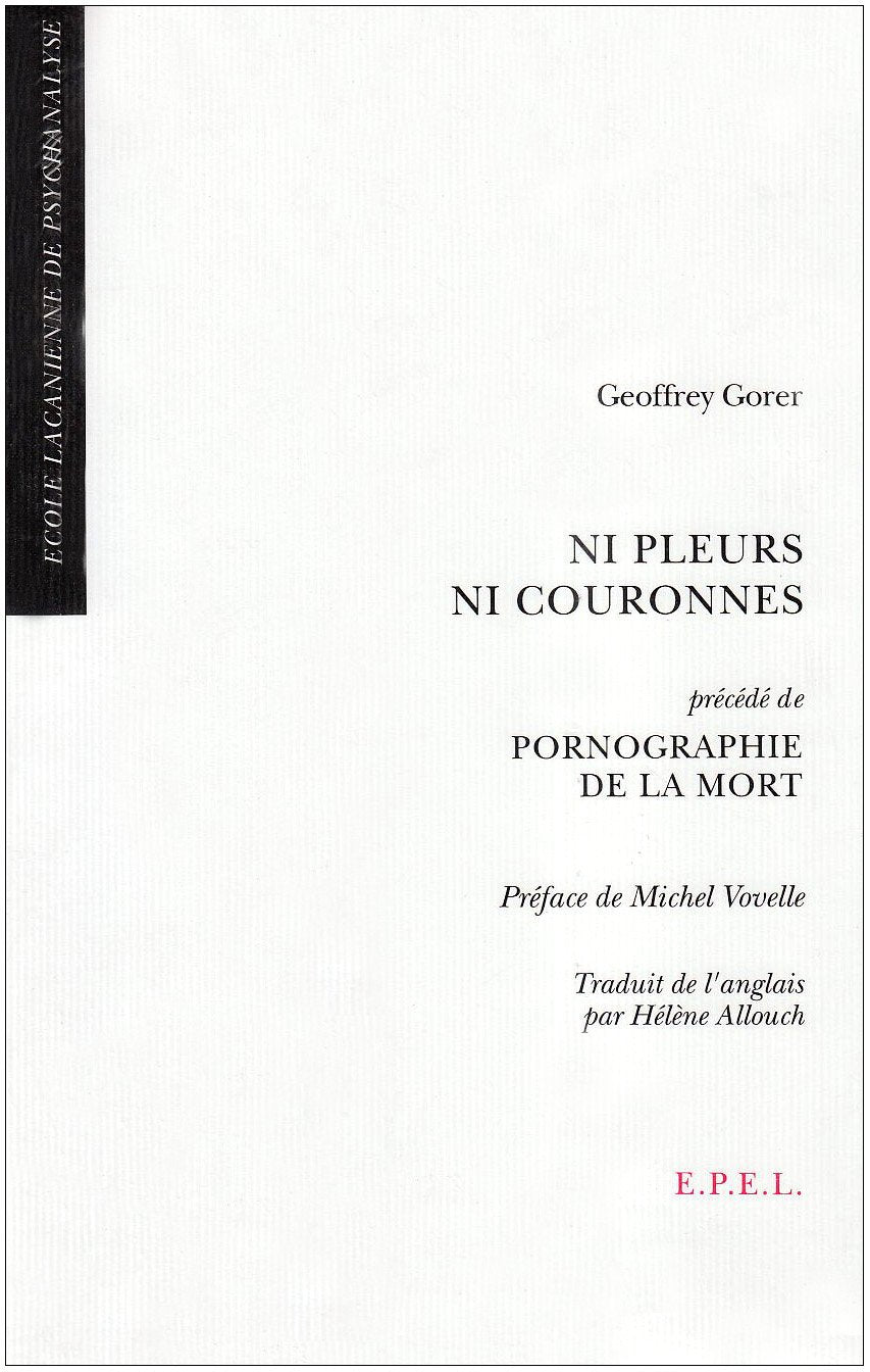 NI PLEURS NI COURONNES (0000) book