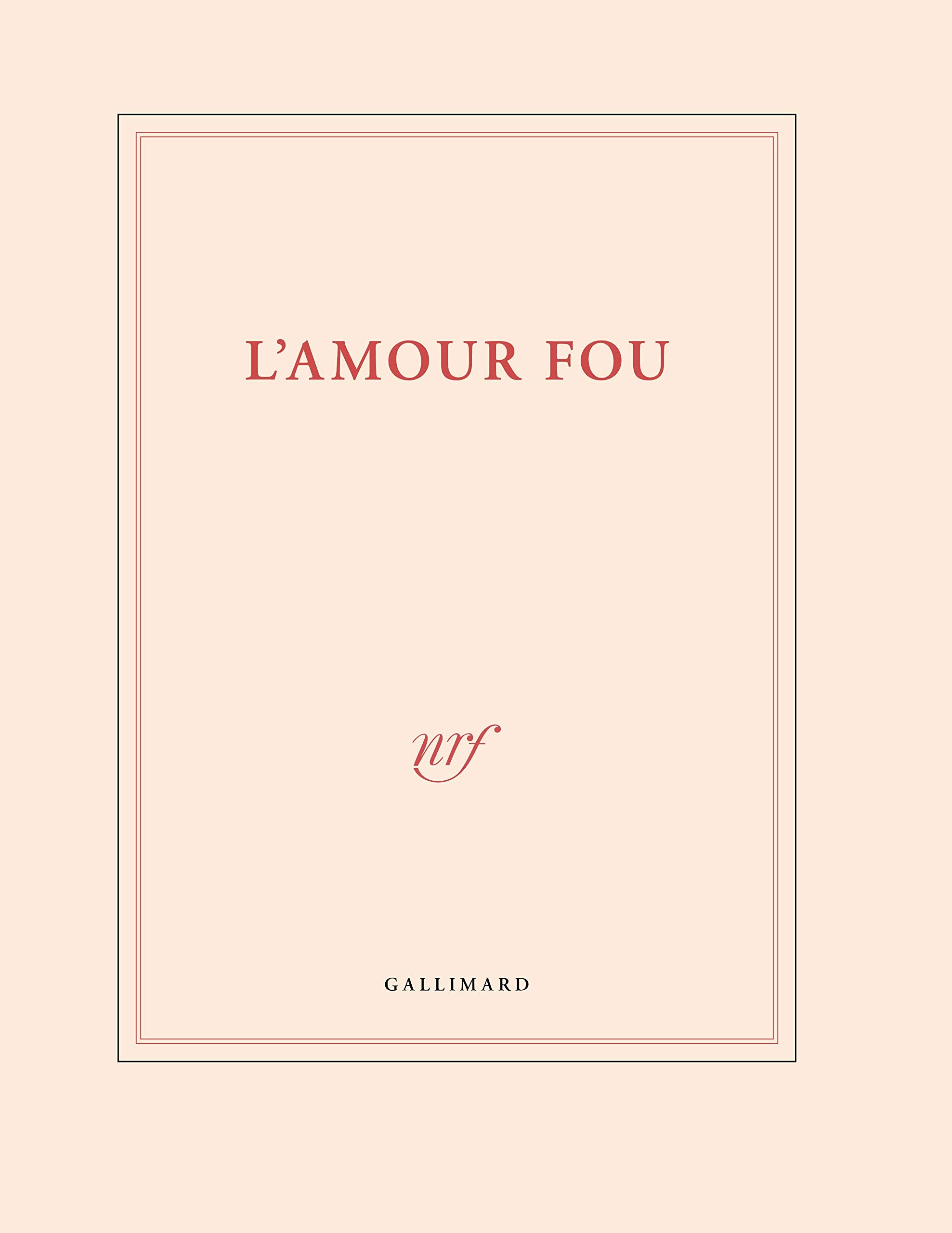 Grand carnet de dessin «L'amour fou» (papeterie) book